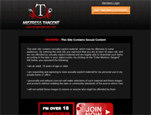 Tablet Screenshot of mistresstangent.com
